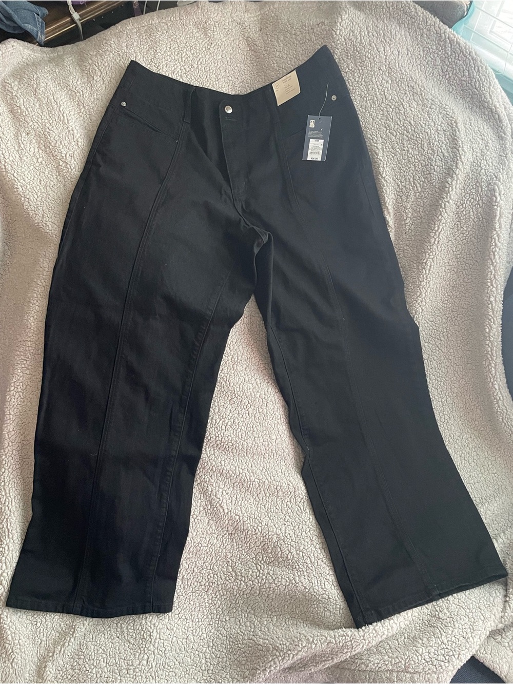 Women’s Black High rise Wide-Leg Jeans - Classic Everyday Style